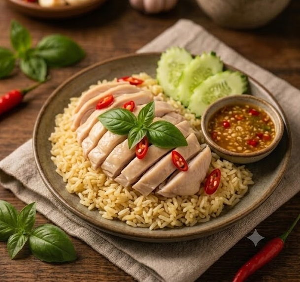 ข้าวมันไก่ต้ม